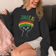 面白い猫 ユーモア ラスタ Jamaicat ジャマイカ 旗 かっこいい 男 猫 パーカー