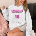 18th Birthday Guest Book Party 18 Years Unisex Hoodie