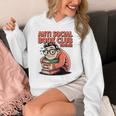 Anti Social Book Club Vintage Retro Reader Art Unisex Hoodie Anti Social Book Club Vintage Retro Reader Art Unisex Hoodie