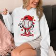 Baseball Drip Valentines Unisex Hoodie