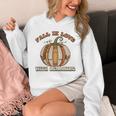 Fall In Love With Learning Books Pumpkin Autum Thanksgiving Unisex Hoodie