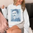Glitschika s ニコラ・テスライラストtシャツ パーカー