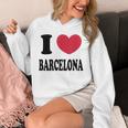 I Love Barcelona バルセロナが大好き パーカー