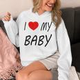 I Love My Baby ブラック パーカー