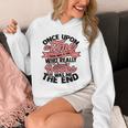 Once Upon a Time There Was a Girl Bookmark And Books Unisex Hoodie