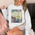 Retro Vintage Distressed Comic Book Humor Original Print Unisex Hoodie Retro Vintage Distressed Comic Book Humor Original Print Unisex Hoodie