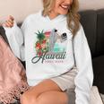 Sunset Beach Hawaii、サーフィンサーフボードレトロ、バックプリント 長袖tシャツ パーカー
