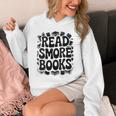 Women's Read Smore Books Camping Reading Unisex Hoodie