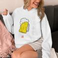 「ビール 酒 ほぼみず 飲み」面白い 筆文字 ユーモア満点 背面に文字入りデザイン おもしろ プリント パーカー
