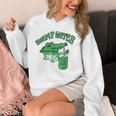 かわいいワニのクロコダイルグラフィックジャングルtシャツtシャツ パーカー