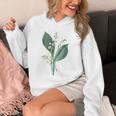 スズラン植物アートペインティングtシャツ パーカー