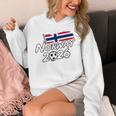 ノルウェー サッカー フットボール 試合 プレーヤー ファン ノルウェー国旗 パーカー