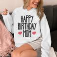 ハッピーバースデーママ誕生日ママ パーカー