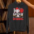 100 Days Of School Baseball Boys Kids Students Unisex Hoodie