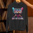 100 Days Of School Boy Kids Baseball Ice Cream Drip Teacher Unisex Hoodie 100 Days Of School Boy Kids Baseball Ice Cream Drip Teacher Unisex Hoodie