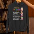 5 Things Should Know About This Woman Bookaholic Book Lover Unisex Hoodie
