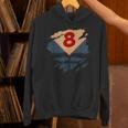 8th Birthday Comic Book Superhero Born In 2017 Unisex Hoodie