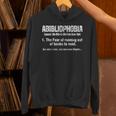 Abibliophobia Definition Reading Bookworm Book Lover Vintage Unisex Hoodie