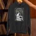 Anti-Social Book-Club Cat Graphic Unisex Hoodie