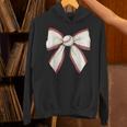Baseball Coquette Bow Cute Baseball Game Unisex Hoodie Baseball Coquette Bow Cute Baseball Game Unisex Hoodie