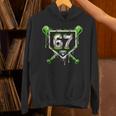 Baseball Ice Cream Drip Number 67 Player 67th Birthday Kids Unisex Hoodie Baseball Ice Cream Drip Number 67 Player 67th Birthday Kids Unisex Hoodie
