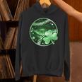 Baseball Irish Shamrock Lucky Clover St Patricks Day Boys Unisex Hoodie