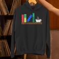 Book Books Shelf Coffee Reading Hobby Unisex Hoodie