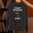 Book Lover Reading Shirt Book Reading Stick Figure Unisex Hoodie