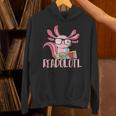 Book Reading Readolotl Amphibian Animal Bookworm Axolotl Unisex Hoodie Book Reading Readolotl Amphibian Animal Bookworm Axolotl Unisex Hoodie