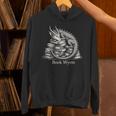 Book Wyrm Fantasy Creature Reading Mythical Art Unisex Hoodie Book Wyrm Fantasy Creature Reading Mythical Art Unisex Hoodie