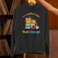 Books Coffee And Cats Thats Enough Cat Lover Unisex Hoodie