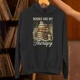Books Are My Therapy Coffee Bookworm Retro Reading Unisex Hoodie Books Are My Therapy Coffee Bookworm Retro Reading Unisex Hoodie
