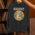 Boooks Ghost Read Book Halloween Teacher Librarian Men Women Unisex Hoodie
