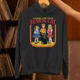 Caring For Your Evil Cat Retro Dark Humor Book Cover Unisex Hoodie