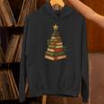 Christmas Book Tree Bookshelf Holiday For Readers Librarians Unisex Hoodie Christmas Book Tree Bookshelf Holiday For Readers Librarians Unisex Hoodie