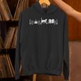Coffee Tea Cat Book Cats Books Heartbeat Pulse Heart Men Women Kids Unisex Hoodie