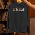 Cute Dachshund Book Reading Wiener Dog Bookish Librarian Unisex Hoodie Cute Dachshund Book Reading Wiener Dog Bookish Librarian Unisex Hoodie