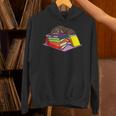 Dachshund Book Reading Lovers Bookworm Girls Teachers Unisex Hoodie