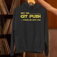 Developer May The Git Push Force Be With You パーカー