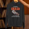 I Dont Crash ダートバイク 面白い モトクロス バイカー メンズ レディース キッズ パーカー