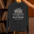 Easily Distracted By Music And Books Unisex Hoodie