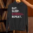 Eat Sleep Baseball Repeat Baseball Player Unisex Hoodie