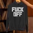 メンズ Fuck Off Thrash メタル パーカー