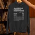 Giordano 栄養成分表示 パーカー