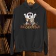 Halloween Books Cute Ghost Reading Library Boooooks Autumn Unisex Hoodie