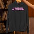 I Hate With Opinions Y2k ファニーフェミニスト ホットガールスレイ パーカー