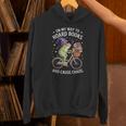 On My Way To Hoard Books And Cause Chaos Frog Unisex Hoodie On My Way To Hoard Books And Cause Chaos Frog Unisex Hoodie