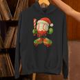 Ice Cream Drip Baseball Christmas Baseball Drip Candy Cane Unisex Hoodie Ice Cream Drip Baseball Christmas Baseball Drip Candy Cane Unisex Hoodie