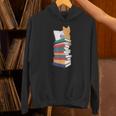 Kawaii Cat Books Tea Coffee Unisex Hoodie