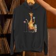 Kawaii Cute Giraffes Books And Tea Women's Unisex Hoodie